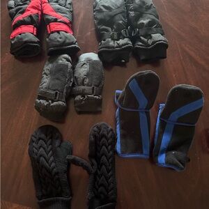 Ski Winter kids Gloves Set